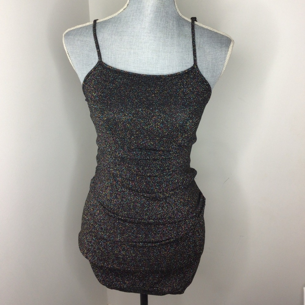 URBAN OUTFITTERS MULTI COLORED SPARKLE PARTY DRESS NWT